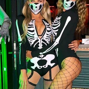 Sexy  skeleton costume size S.
